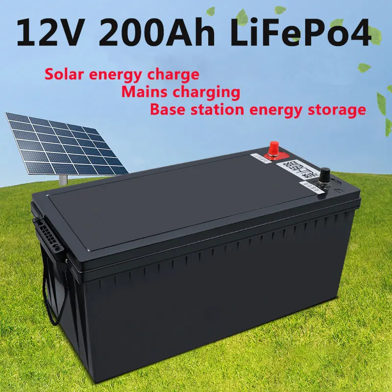12 8 В литиевый Ач Lifepo4 аккумулятор с функцией BMS монитора для
