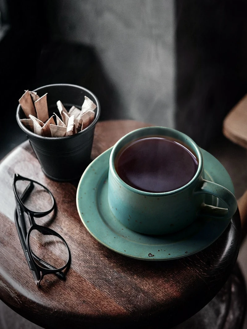 Handmade Ceramic Cup And Saucer Set 250ML Large Big Capacity Pottery Coffee Drinkware Japan Simple Brief Style 4 Colors
Handmade Ceramic Cup And Saucer Set 250ML Large Big Capacity Pottery Coffee Drinkware Japan Simple Brief Style 4 Colors