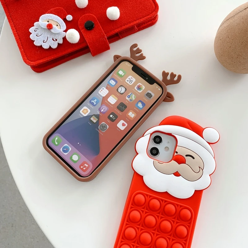 Cute Cartoon Merry Christmas Santa Soft Phone Case For iPhone 13 12 11 Pro Max X Xs Max Xr 7 8 Plus SE 2 Stress Reliever Cover
Cute Cartoon Merry Christmas Santa Soft Phone Case For iPhone 13 12 11 Pro Max X Xs Max Xr 7 8 Plus SE 2 Stress Reliever Cover