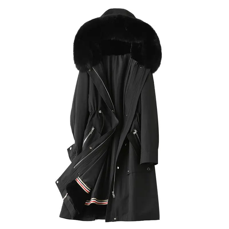 New real fox fur collar fur pie to overcome the long simple wind 100% real rabbit fur lining winter women's parka
New real fox fur collar fur pie to overcome the long simple wind 100% real rabbit fur lining winter women's parka