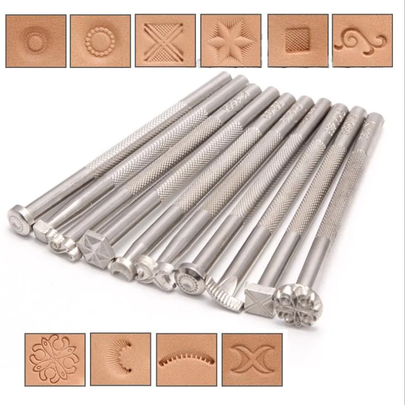 New Patterns Leather Stamp Tools Metal Stamps for Leather Craft Working of The Skin Genuine Cowhide Carving Pattern Flower Totem
New Patterns Leather Stamp Tools Metal Stamps for Leather Craft Working of The Skin Genuine Cowhide Carving Pattern Flower Totem