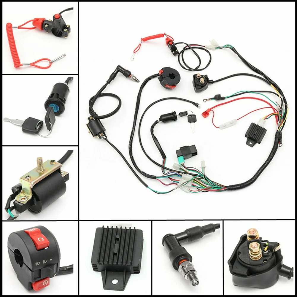 50 70 90cc 110cc 125cc жгут проводов соленоидная катушка CDI квадроцикл для внедорожника ATV
50 70 90cc 110cc 125cc жгут проводов соленоидная катушка CDI квадроцикл для внедорожника ATV