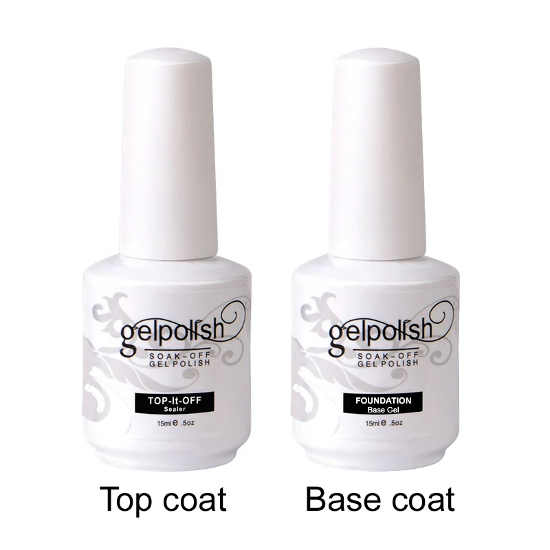Base/Top Coat Nail Gel Primer Matt Top UV polygel Polish Long Lasting Soak off Varnish Manicure Art | Красота и здоровье