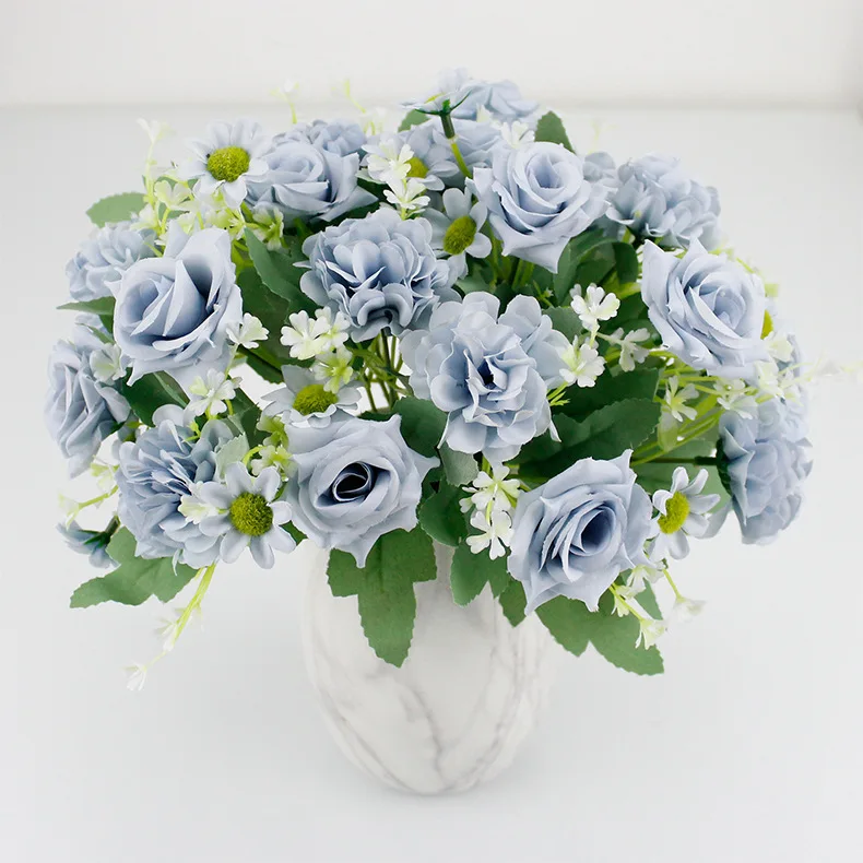 Fake Flowers Rose 13 heads Simulation Bouquet for Valentines Day Gifts Wedding Hand Bouquet Home Decoration Artificial Flowers
Fake Flowers Rose 13 heads Simulation Bouquet for Valentines Day Gifts Wedding Hand Bouquet Home Decoration Artificial Flowers