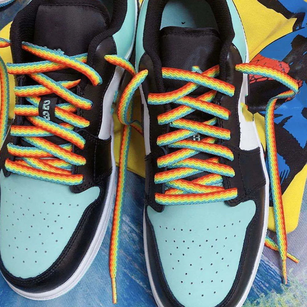 Rainbow Shoelace Gradient Color Low-cut High Top Canvas Shoes Laces Rainbow Personalized Printing Shoelaces Accesories
Rainbow Shoelace Gradient Color Low-cut High Top Canvas Shoes Laces Rainbow Personalized Printing Shoelaces Accesories