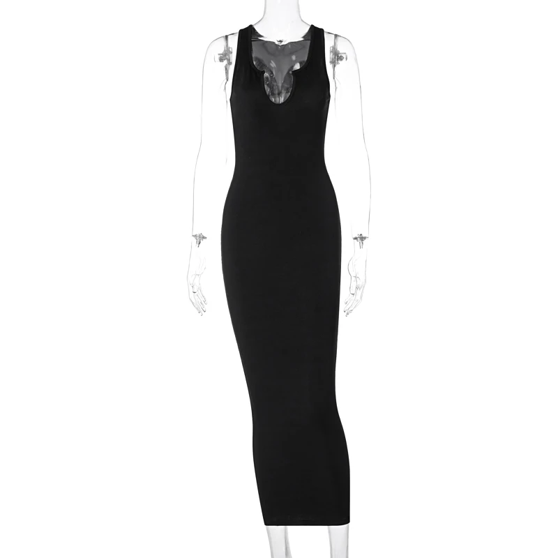 2021 Sleeveless Solid Square Collar Ribbed Skinny Maxi Dress Spring Summer Women Fashion Sexy Streetwear Wear
2021 Sleeveless Solid Square Collar Ribbed Skinny Maxi Dress Spring Summer Women Fashion Sexy Streetwear Wear