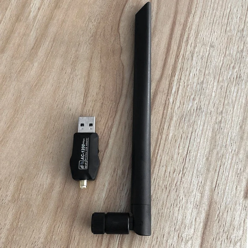 1200Mbps USB Wireless Wifi Adapter Dongle Dual Band 2.4G/5GHz with Antenna 802.11AC
1200Mbps USB Wireless Wifi Adapter Dongle Dual Band 2.4G/5GHz with Antenna 802.11AC
