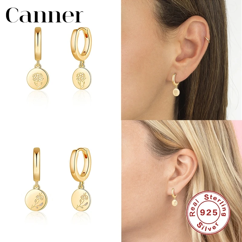 Canner 100% 925 Sterling Silver Earrings For Women Birthday Flower Round Astrolabe Drop Pendant Earrings Korean pendientes W5
Canner 100% 925 Sterling Silver Earrings For Women Birthday Flower Round Astrolabe Drop Pendant Earrings Korean pendientes W5