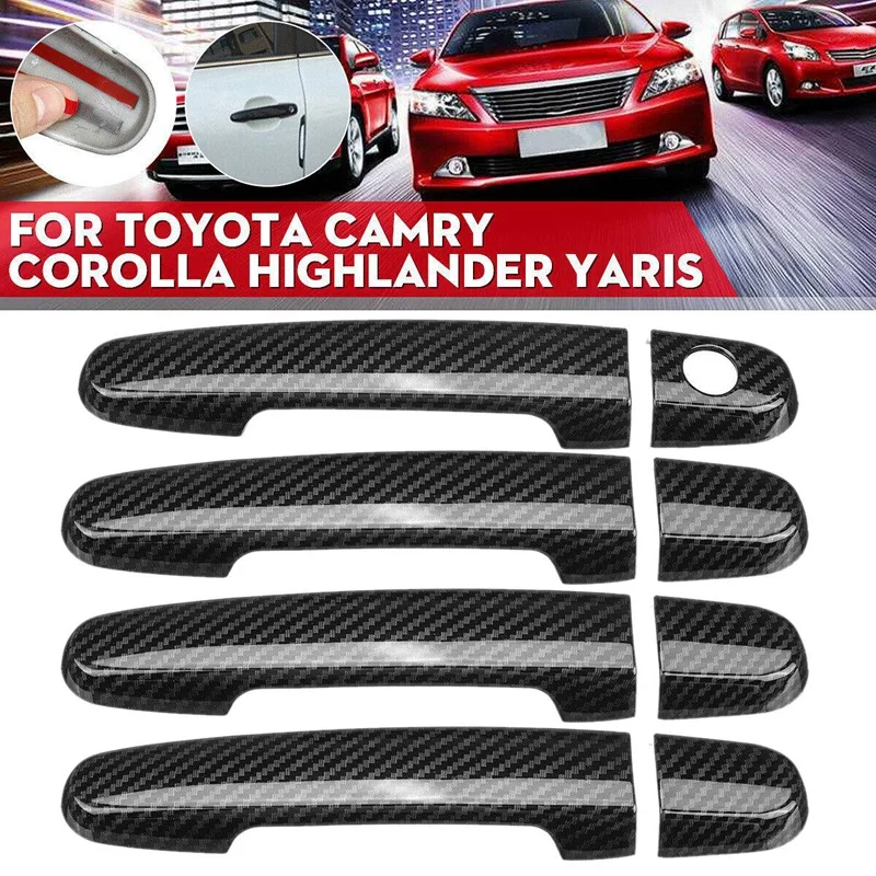 Стильная накладка на дверную ручку из углеродного волокна для Toyota Camry 2002-2006 Corolla 2003-2011 RAV4 Scion
Стильная накладка на дверную ручку из углеродного волокна для Toyota Camry 2002-2006 Corolla 2003-2011 RAV4 Scion
