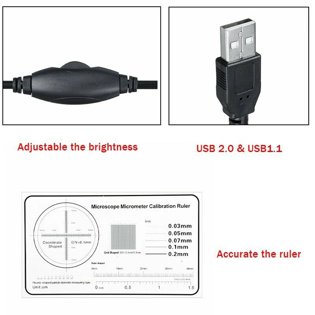 Adjustable 1600X 1080P USB Digital Microscope 8 LED Magnifier Endoscope Phone PC Microscopes Instructions
Adjustable 1600X 1080P USB Digital Microscope 8 LED Magnifier Endoscope Phone PC Microscopes Instructions
