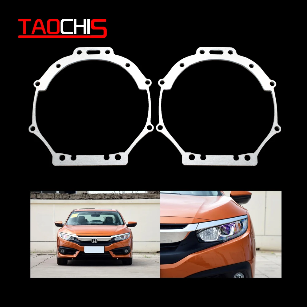 TAOCHIS Car Headlight Lens Frame Adapter For Honda CIVIC 10 2016 To Hella 3R G5 Style Projector Lens Auto Modification Bracket
TAOCHIS Car Headlight Lens Frame Adapter For Honda CIVIC 10 2016 To Hella 3R G5 Style Projector Lens Auto Modification Bracket