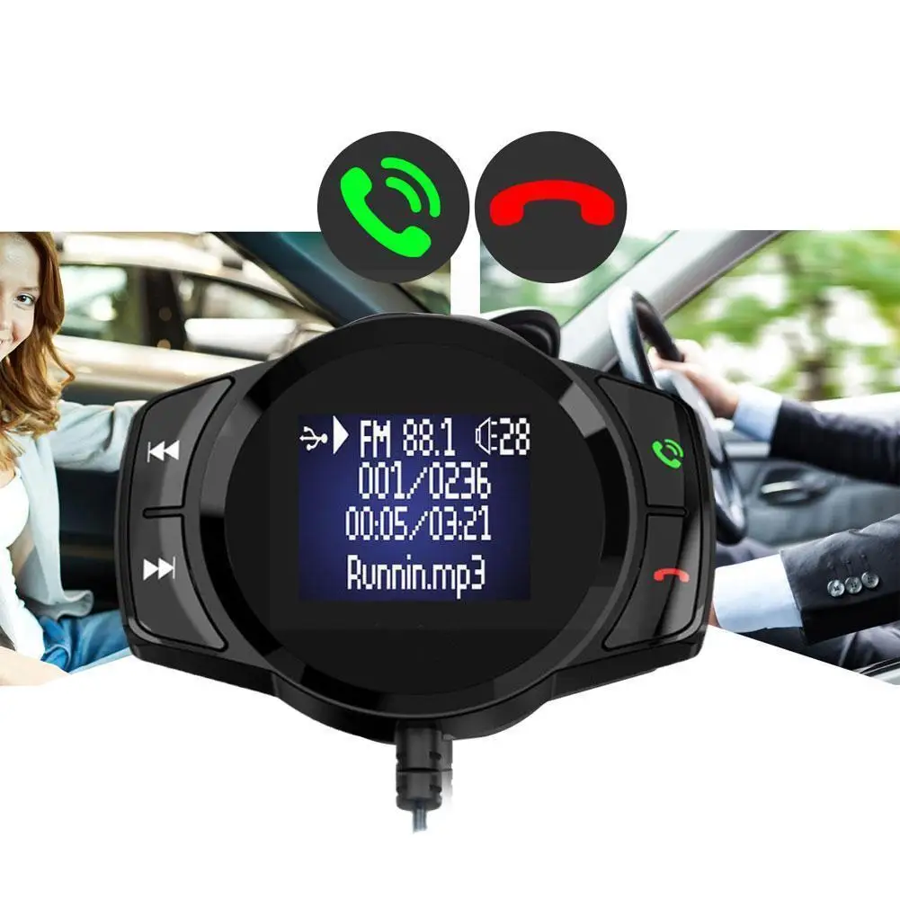 Bluetooth Car FM Modulator Stereo AUTO MP3 Player Audio USB playing Dual Transmitter TF U Quick Charger Adapter disk FM Mus D6B8
Bluetooth Car FM Modulator Stereo AUTO MP3 Player Audio USB playing Dual Transmitter TF U Quick Charger Adapter disk FM Mus D6B8