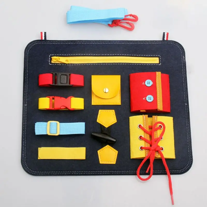 Kids Montessori Toy Baby Basic Skills Activity Board Educational Learning Teaching Lace Button Zipper Aids Toys
Kids Montessori Toy Baby Basic Skills Activity Board Educational Learning Teaching Lace Button Zipper Aids Toys