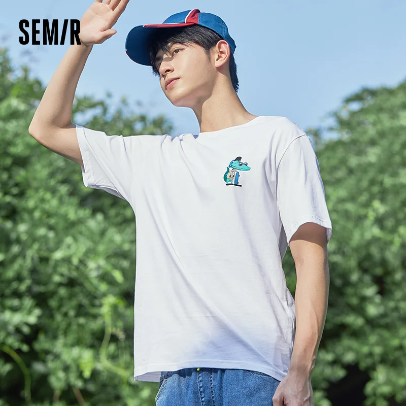 Футболка SEMIR мужская с коротким рукавом, свободная тенниска в гонконгском стиле, повседневная майка из чистого хлопка, Креативная одежда, ве...
Футболка SEMIR мужская с коротким рукавом, свободная тенниска в гонконгском стиле, повседневная майка из чистого хлопка, Креативная одежда, ве...
