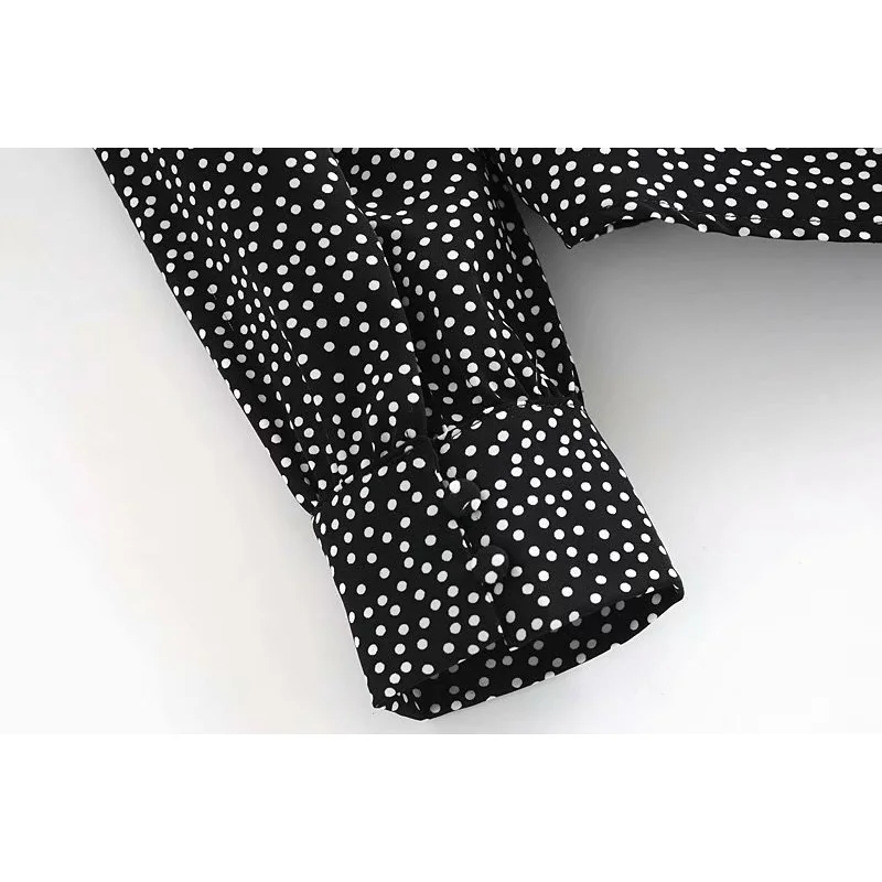 2021 New Spring Women Shirt Dot Button Long Sleeve Bow Neck Shirt Female Fashion Casual Women Clothes
2021 New Spring Women Shirt Dot Button Long Sleeve Bow Neck Shirt Female Fashion Casual Women Clothes