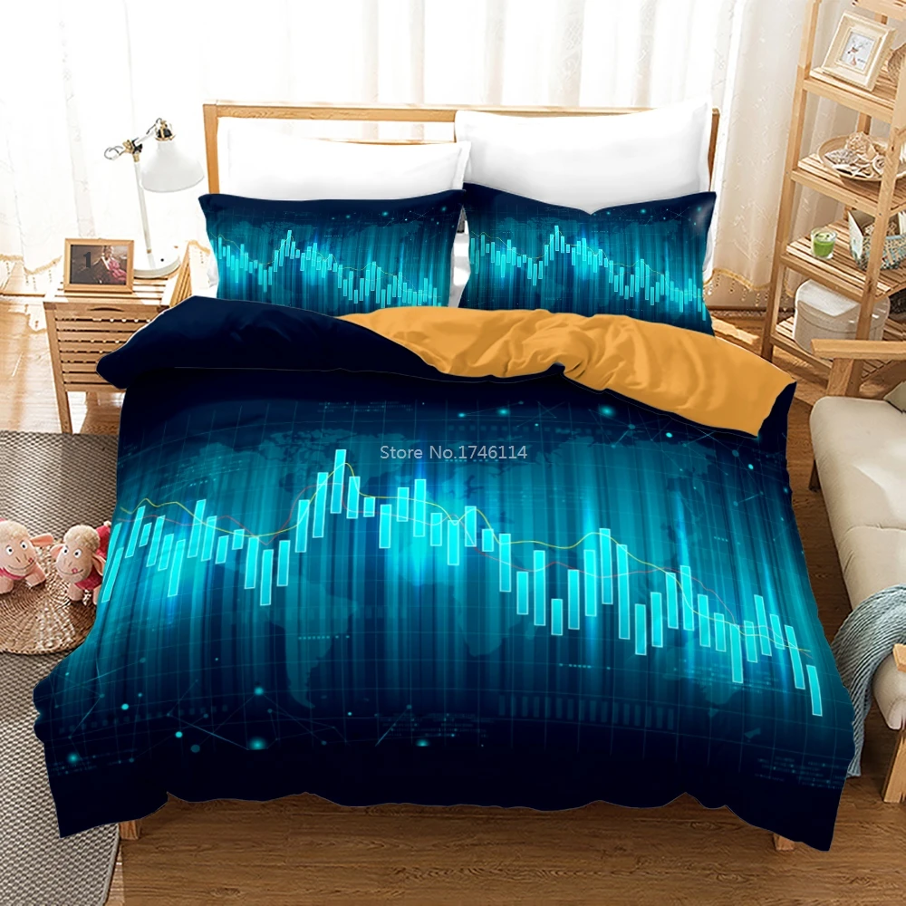 3D Printed Stock Share Market Bedding Set Twin Full Queen King Size Quilt Cover Set Duvet Cover Set Bed Linens for Home Bedroom
3D Printed Stock Share Market Bedding Set Twin Full Queen King Size Quilt Cover Set Duvet Cover Set Bed Linens for Home Bedroom