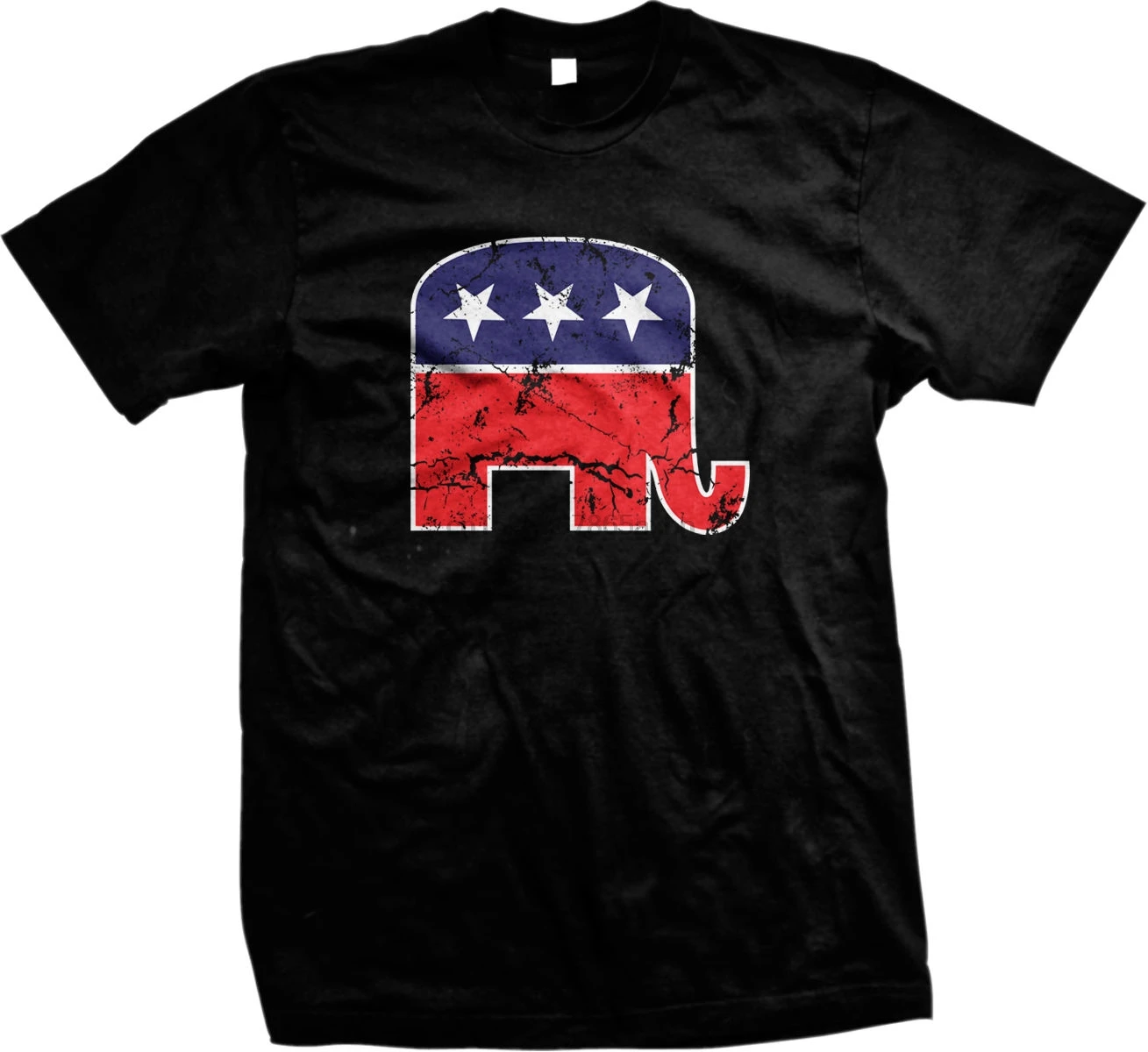 Elephant Republican Party GOP Political Statement Politics Mens T-shirt | Мужская одежда
