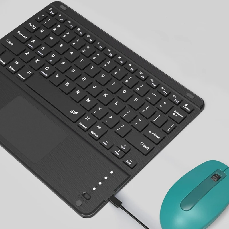Wireless Bluetooth Keyboard with Touchpad USB Rechargeable Built-in Multi-Touch
Wireless Bluetooth Keyboard with Touchpad USB Rechargeable Built-in Multi-Touch