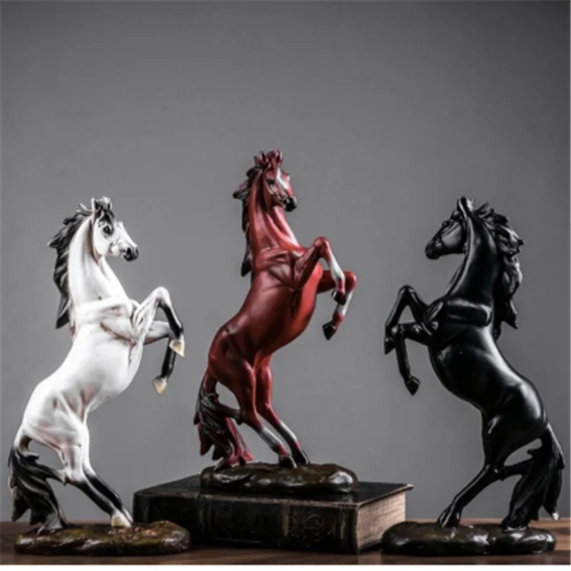 Resin Horse Statue Decoration Living Room Office Ornament Horse Figure Home Accessories Horse Sculpture Modern Art
Resin Horse Statue Decoration Living Room Office Ornament Horse Figure Home Accessories Horse Sculpture Modern Art