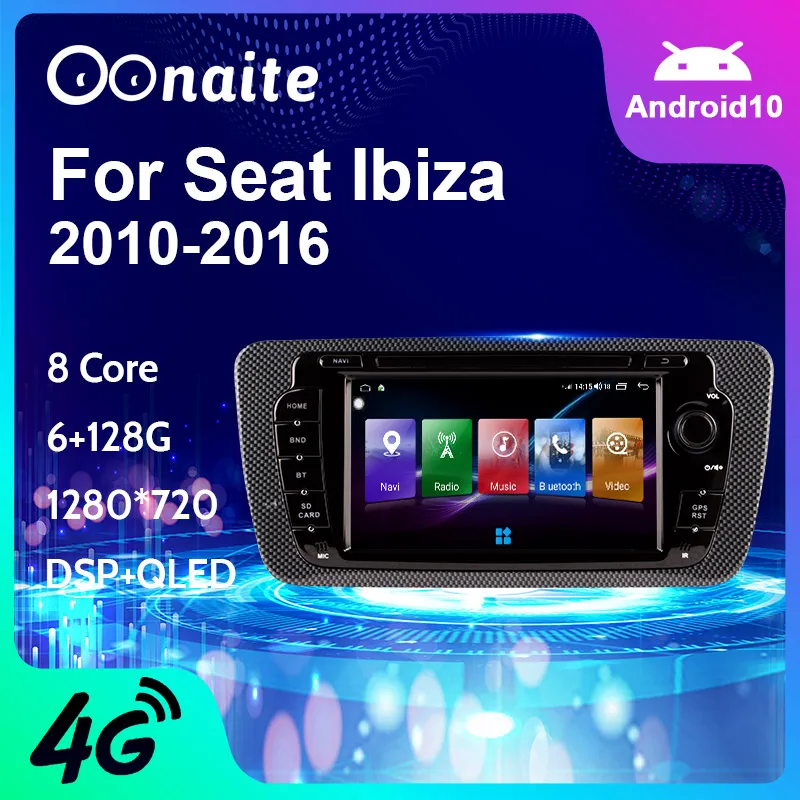 Автомобильный DVD-плеер Oonaite, Android 10, для Seat Ibiza 6j 2009 2010 2012 2013, GPS-навигация, 2 Din экран, радио, аудио, мультимедийный плеер
Автомобильный DVD-плеер Oonaite, Android 10, для Seat Ibiza 6j 2009 2010 2012 2013, GPS-навигация, 2 Din экран, радио, аудио, мультимедийный плеер