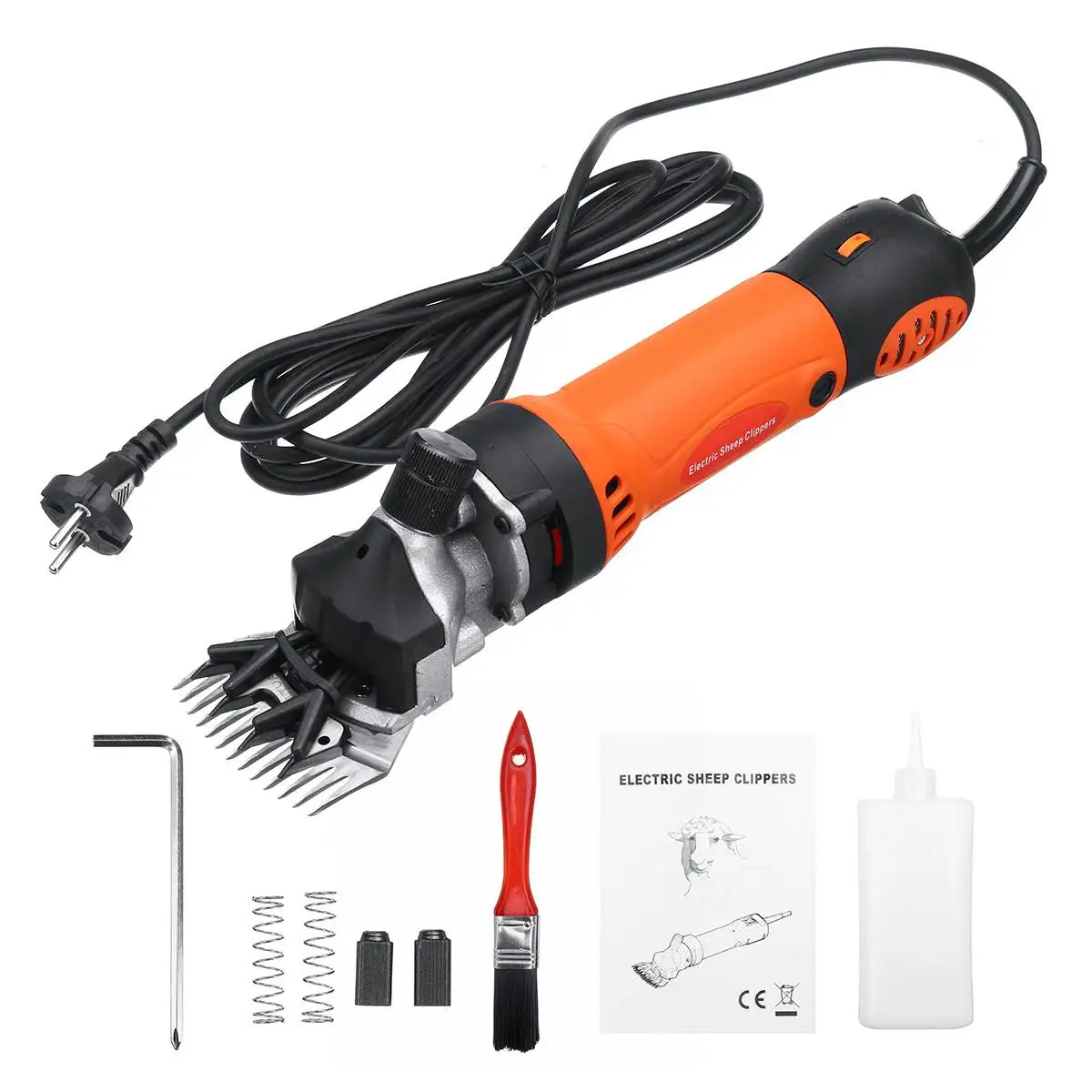 6 gears 1200W 220V Electric Sheep Scissor shearing shears 13 teeth straight knife mountain wool shaving shear trimming tool
6 gears 1200W 220V Electric Sheep Scissor shearing shears 13 teeth straight knife mountain wool shaving shear trimming tool
