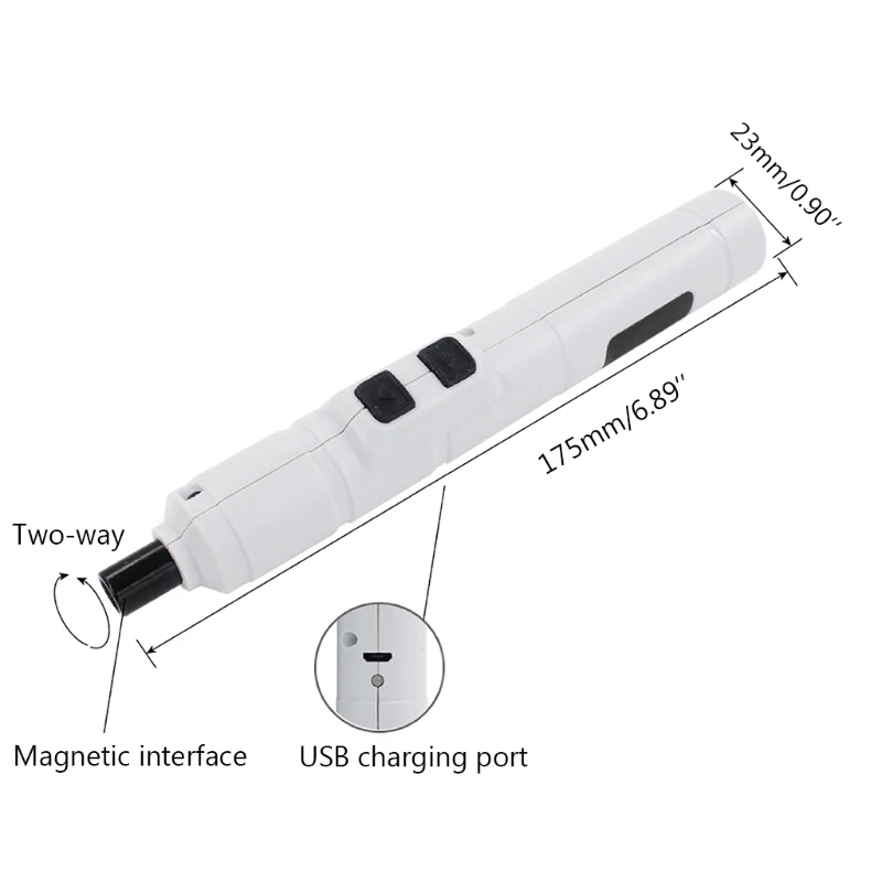 Mini Electric Screwdriver USB Charging Portable Screw Driver Cordless Power Screwdriver Drill Magnetic Screw Driver Set
Mini Electric Screwdriver USB Charging Portable Screw Driver Cordless Power Screwdriver Drill Magnetic Screw Driver Set