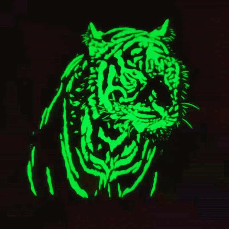 Patches Noctilucent Tiger Stickers for Clothes Thermal Transfer Printing Pattern DIY Decoration Luminous Style Animal Patch
Patches Noctilucent Tiger Stickers for Clothes Thermal Transfer Printing Pattern DIY Decoration Luminous Style Animal Patch