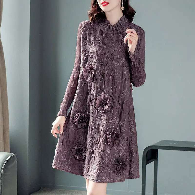 French Renaissance Tender Vintage Woman Prom Elegant Sweet Dress High Quality Niche Design Applique Offiec Lady Courtly Dress
French Renaissance Tender Vintage Woman Prom Elegant Sweet Dress High Quality Niche Design Applique Offiec Lady Courtly Dress
