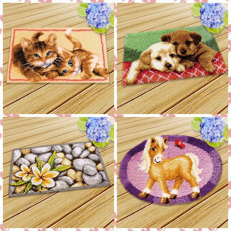 Latch Hook Rug Canvas Knoopkussen Dieren Carpet Embroidery Crocheting Cross Stitch Latch Hook Kits Knitted Fomiaran Needlework
Latch Hook Rug Canvas Knoopkussen Dieren Carpet Embroidery Crocheting Cross Stitch Latch Hook Kits Knitted Fomiaran Needlework