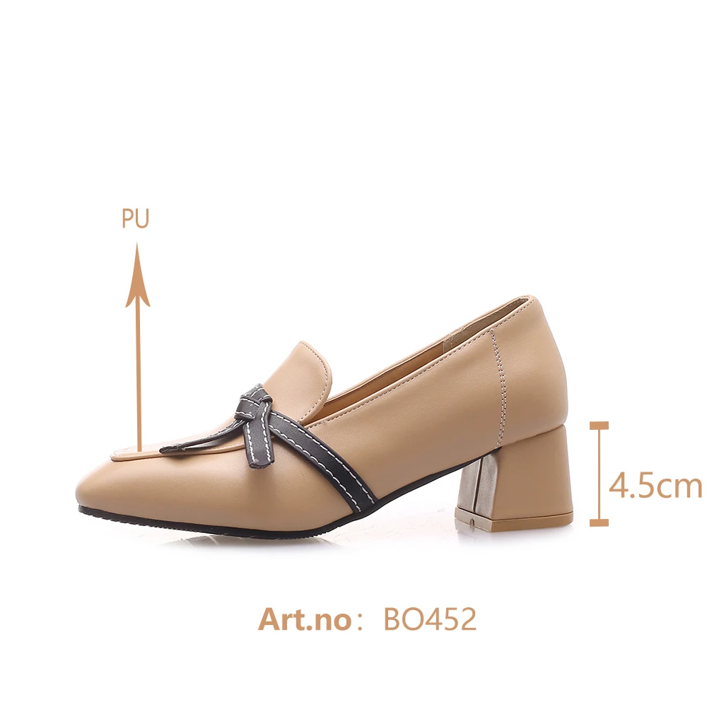 BESCONE Fashion Women' s Pumps Riband Butterfly Knot Decoration Square Toe High Heel Office Career Shoes Comfortable Pumps BO452
BESCONE Fashion Women' s Pumps Riband Butterfly Knot Decoration Square Toe High Heel Office Career Shoes Comfortable Pumps BO452