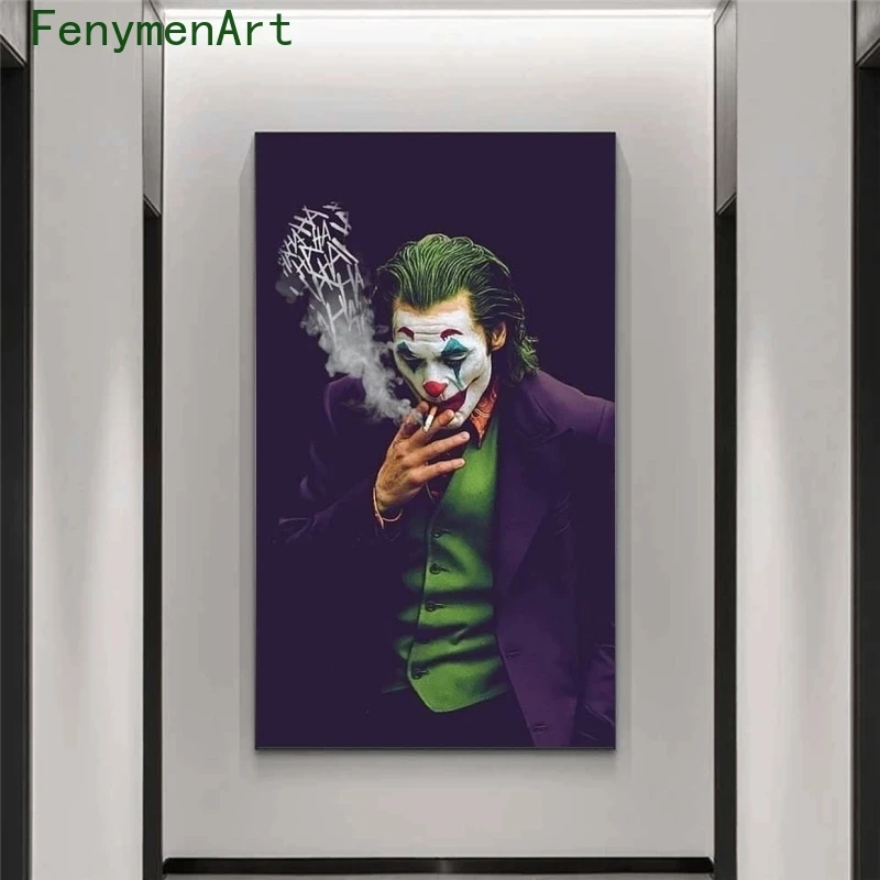 Movie Star Joker Posters and Prints Joaquin Phoenix Wall Art Picture Comics Canvas Painting Decoration for Living Room Home
Movie Star Joker Posters and Prints Joaquin Phoenix Wall Art Picture Comics Canvas Painting Decoration for Living Room Home