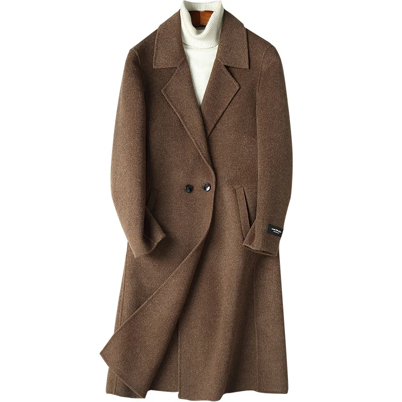 Men's 100% Wool Coat Spring Autumn Long Jacket Men Overcoat Double Breasted Abrigo Hombre 2020 B19N003019 KJ4279
Men's 100% Wool Coat Spring Autumn Long Jacket Men Overcoat Double Breasted Abrigo Hombre 2020 B19N003019 KJ4279