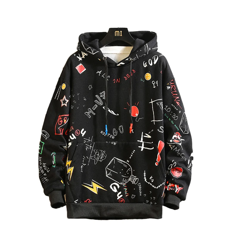 Spring Hoodie Men's New Fashion Trend Hip Hop Personality Creative Printing Casual Sweater Men Harajuku Streetwear Men's Hoodie
Spring Hoodie Men's New Fashion Trend Hip Hop Personality Creative Printing Casual Sweater Men Harajuku Streetwear Men's Hoodie