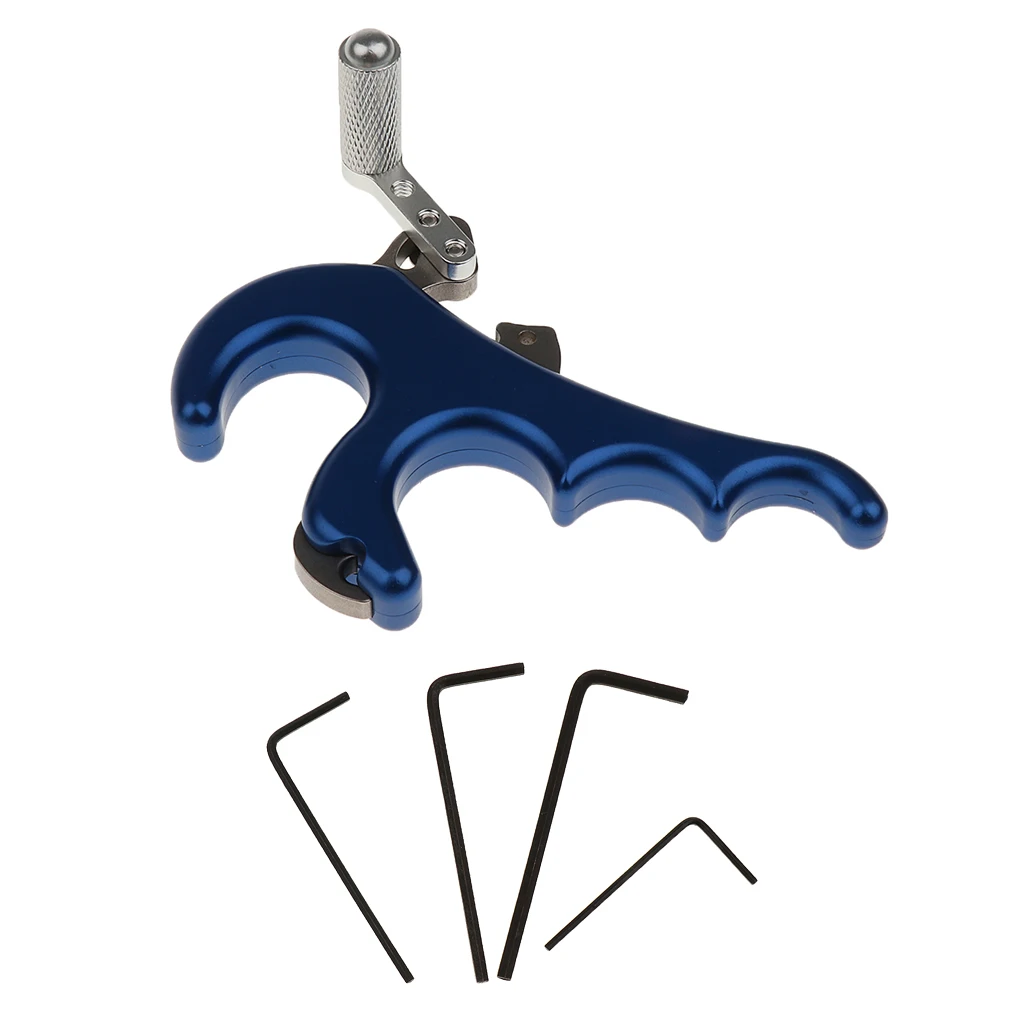 Lightweight Archery 4 Finger Release Aid, Compound Bows Thumb Trigger for Outdoor Hunting
Lightweight Archery 4 Finger Release Aid, Compound Bows Thumb Trigger for Outdoor Hunting