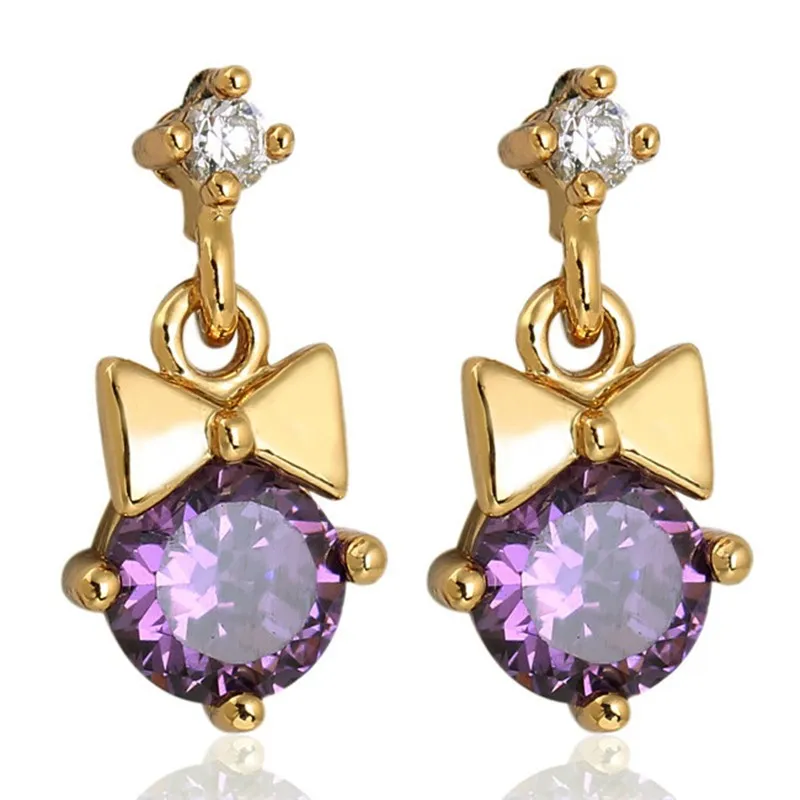 Gold Purple Cubic Zirconia Crystal Piercing Small Stud earring for Women Wedding Stud earring Zircon Jewelry Gift
Gold Purple Cubic Zirconia Crystal Piercing Small Stud earring for Women Wedding Stud earring Zircon Jewelry Gift