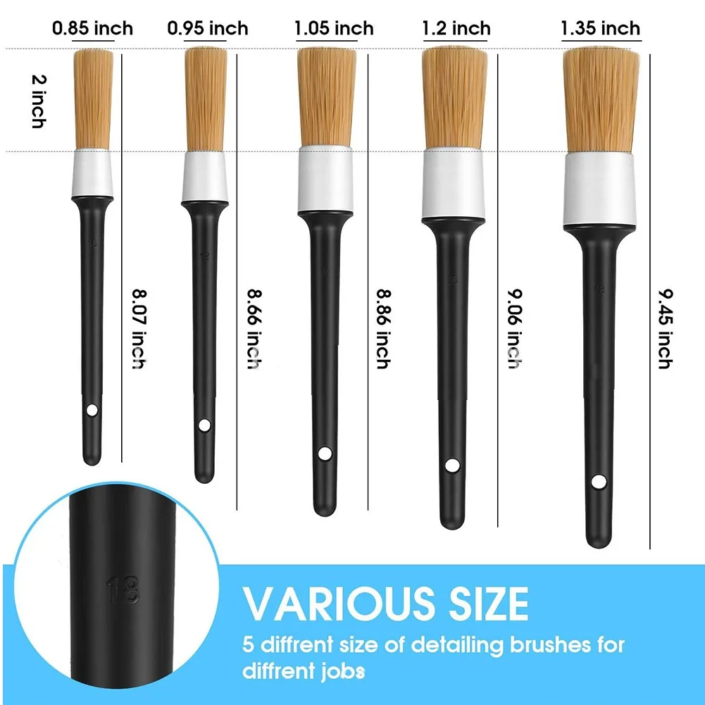 5Pcs Car Detailing Brush Auto Cleaning Brushes Car Wash Brush For Car Interior Cleaning Wheel Gap Rims Dashboard Accessories
5Pcs Car Detailing Brush Auto Cleaning Brushes Car Wash Brush For Car Interior Cleaning Wheel Gap Rims Dashboard Accessories