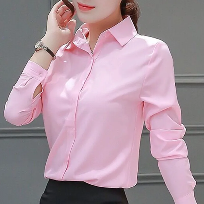 Womens Blouses Cotton Tops and Blouses Casual Long Sleeve Ladies Shirts Pink/White Blusas Plus Size XXXL/5XL Blusa Feminina Tops
Womens Blouses Cotton Tops and Blouses Casual Long Sleeve Ladies Shirts Pink/White Blusas Plus Size XXXL/5XL Blusa Feminina Tops