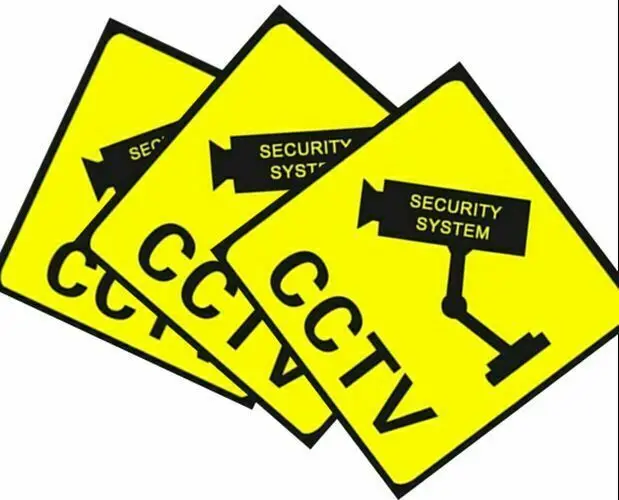 Wholesale 3Pcs 11*11cm Home CCTV Surveillance Security Camera Sticker Warning Decal Signs
Wholesale 3Pcs 11*11cm Home CCTV Surveillance Security Camera Sticker Warning Decal Signs