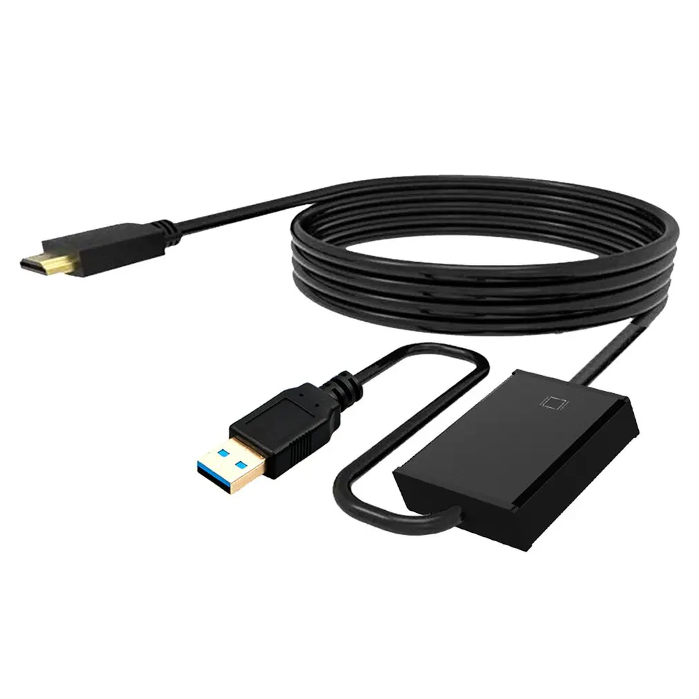 Audio Adapter Portable USB3.0 To Hdmi-compatible 1.8m Audio And Video Cable For OS High Sierras Dropshipping
Audio Adapter Portable USB3.0 To Hdmi-compatible 1.8m Audio And Video Cable For OS High Sierras Dropshipping
