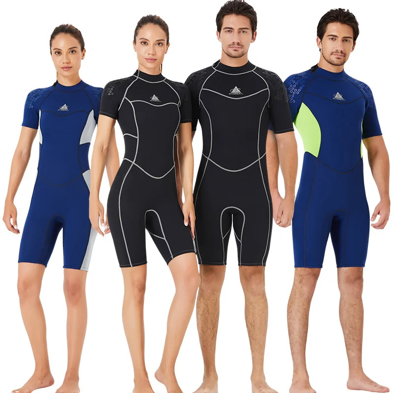1.5MM Neoprene Wetsuit Keep Warm Swimming Scuba Diving Bathing Suit Short Sleeve Triathlon Divingsuit for Surf Snorkeling
1.5MM Neoprene Wetsuit Keep Warm Swimming Scuba Diving Bathing Suit Short Sleeve Triathlon Divingsuit for Surf Snorkeling