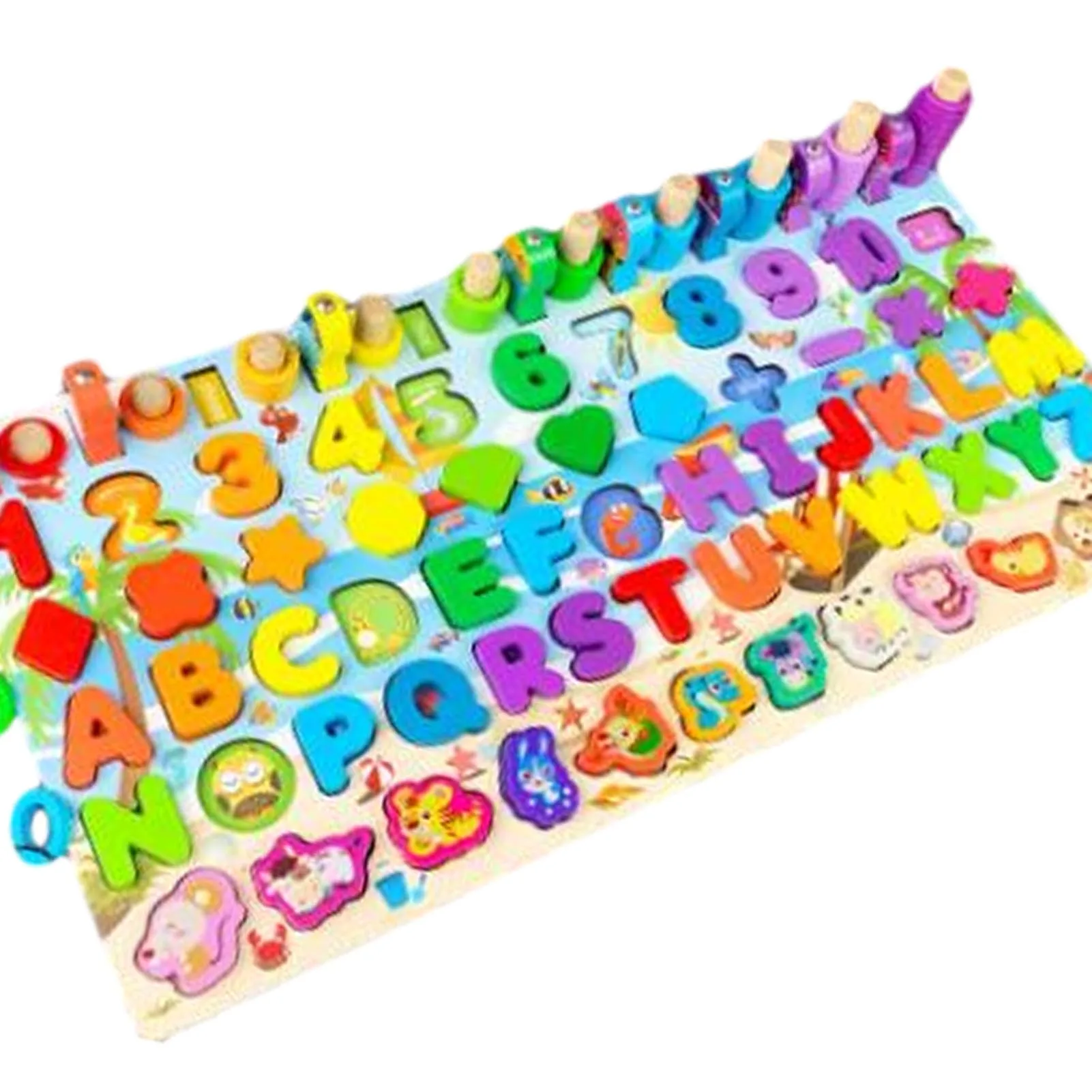 Children Montessori Fishing Log Board Shapes Sorter Stacker Game Wood Toys Forearly Learning Education
Children Montessori Fishing Log Board Shapes Sorter Stacker Game Wood Toys Forearly Learning Education