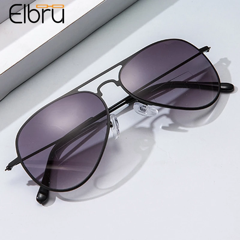 Elbru Bifocals Reading Sun Glasses Women Men Ultralight Metal Pilot Lens Presbyopia Eyeglasses Unisex Eyewear Diopters +1.0 +3.5
Elbru Bifocals Reading Sun Glasses Women Men Ultralight Metal Pilot Lens Presbyopia Eyeglasses Unisex Eyewear Diopters +1.0 +3.5