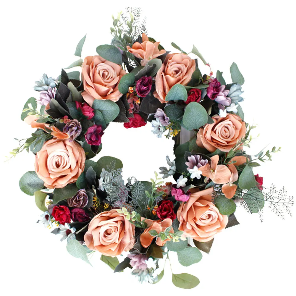 Multiple Styles Silk Rose Artificial Flowers Wreaths Door Perfect Quality Simulation Garland For Wedding Home Party Decoration
Multiple Styles Silk Rose Artificial Flowers Wreaths Door Perfect Quality Simulation Garland For Wedding Home Party Decoration