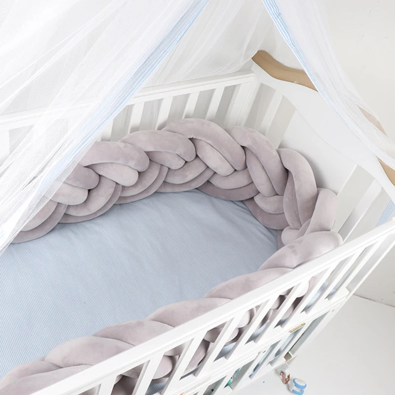 Baby Room Newborn Bed Bumper Long Knotted 6 Braid Pillow Baby Bed Bumper Knot Crib Infant Room Decor1PC 1M/2M/3M 
Baby Room Newborn Bed Bumper Long Knotted 6 Braid Pillow Baby Bed Bumper Knot Crib Infant Room Decor1PC 1M/2M/3M