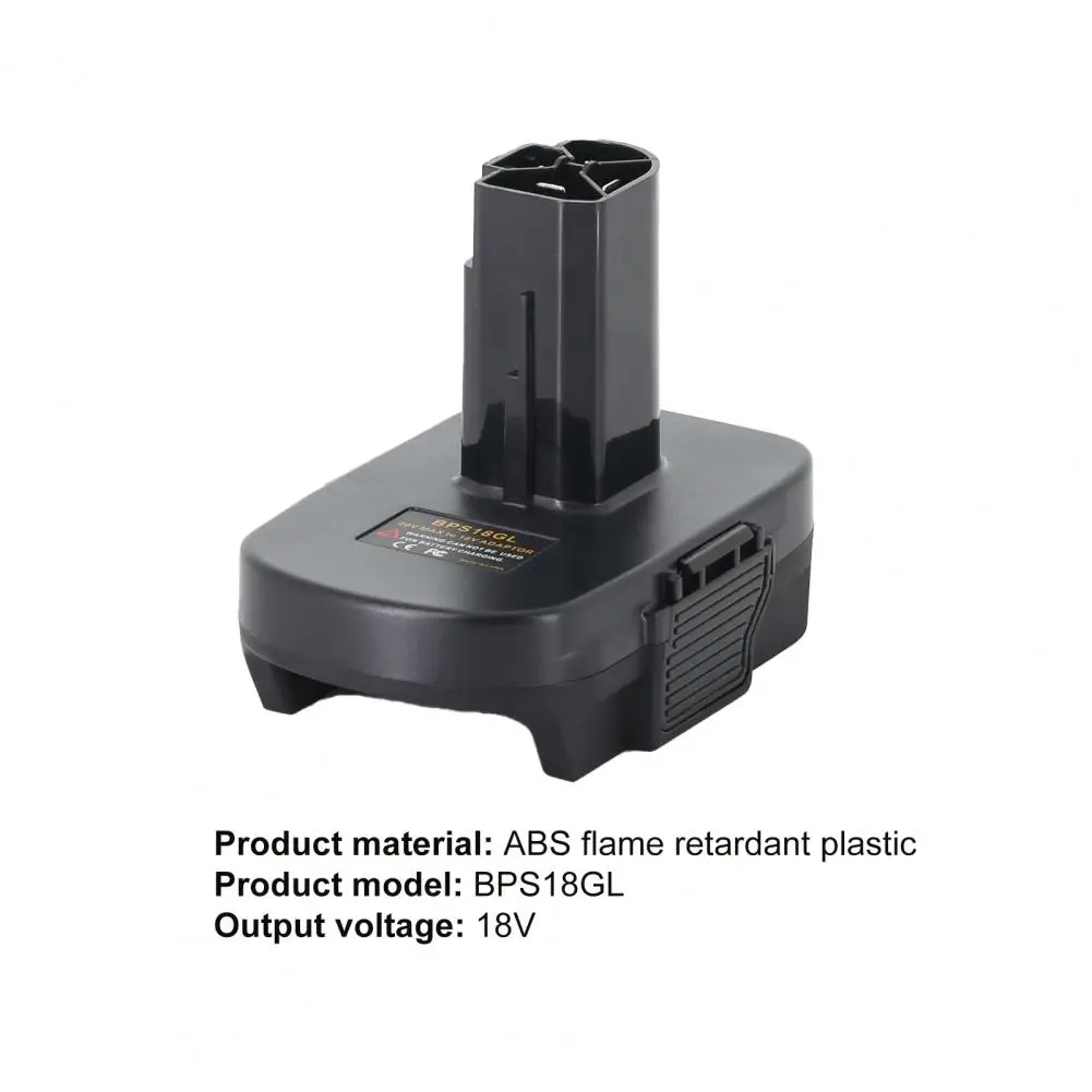 DM18RL Battery Converter Easy to Carry Safe to Use USB Interface Design Multipurpose 20V to 18V Battery Adapt Connector for DeWA
DM18RL Battery Converter Easy to Carry Safe to Use USB Interface Design Multipurpose 20V to 18V Battery Adapt Connector for DeWA