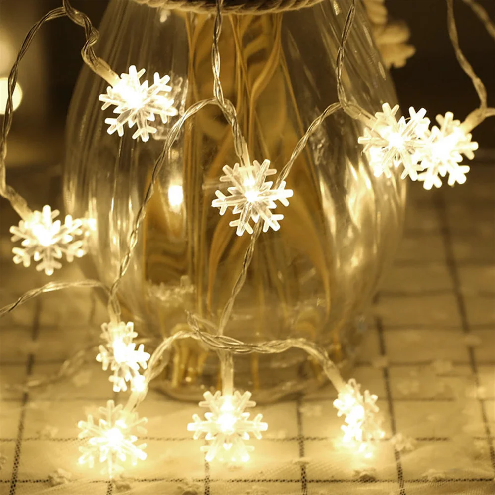 3M Warm White 20 LED Snowflake Fairy String Window Lights Christmas Party Decor
3M Warm White 20 LED Snowflake Fairy String Window Lights Christmas Party Decor