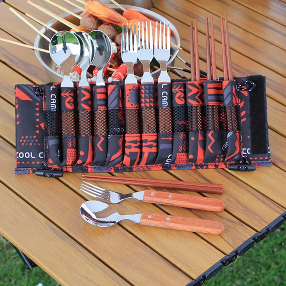 Portable Camp Utensil Set Wear-Resistant Convenient Picnic Fork Set Stainless Steel Picnic Spoon Fork Chopsticks for Travel
Portable Camp Utensil Set Wear-Resistant Convenient Picnic Fork Set Stainless Steel Picnic Spoon Fork Chopsticks for Travel