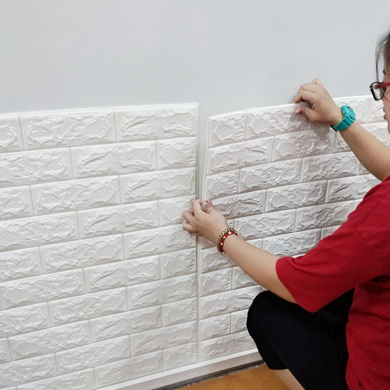 Brick pattern 3d stereo wall stickers living room bedroom warm self-adhesive self-adhesive wallpaper waterproof foam sticker
Brick pattern 3d stereo wall stickers living room bedroom warm self-adhesive self-adhesive wallpaper waterproof foam sticker