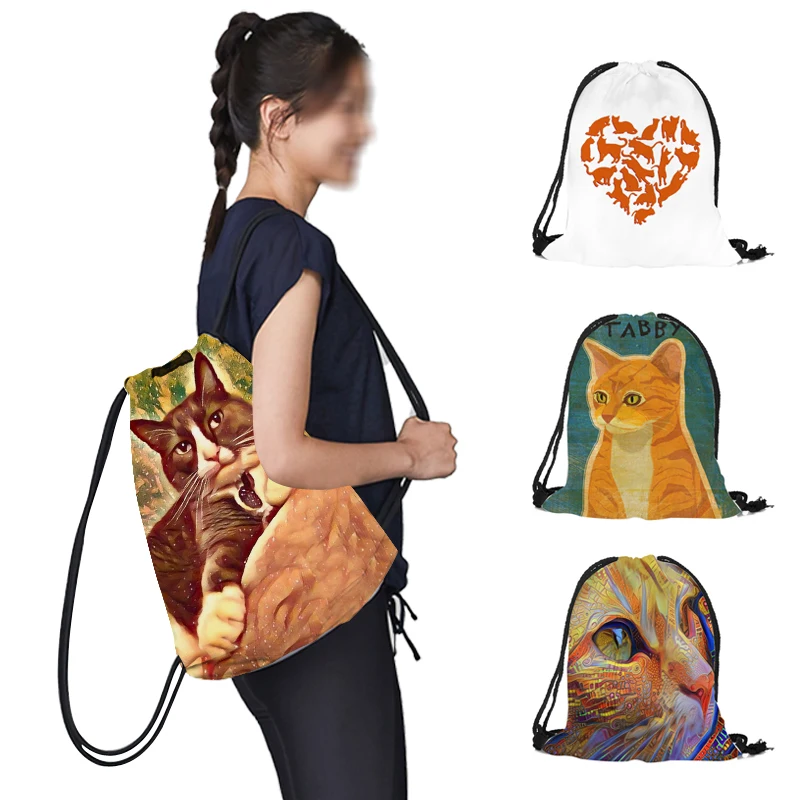 Abstract Cat Print Summer Gym Bag Sports Travel Drawstring Bag Outdoor Bag Backpack for Training Swimming Fitness Bags Softback
Abstract Cat Print Summer Gym Bag Sports Travel Drawstring Bag Outdoor Bag Backpack for Training Swimming Fitness Bags Softback
