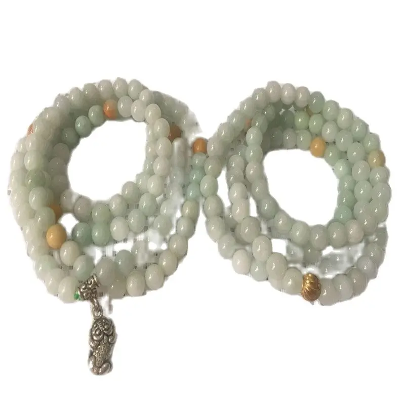 Натурального нефрита 108 цвета ожерелье, свитер цепи ювелирные изделия бисерная цепочка с множеством кругов из браслет подарок на день рожде... 
Натурального нефрита 108 цвета ожерелье, свитер цепи ювелирные изделия бисерная цепочка с множеством кругов из браслет подарок на день рожде...